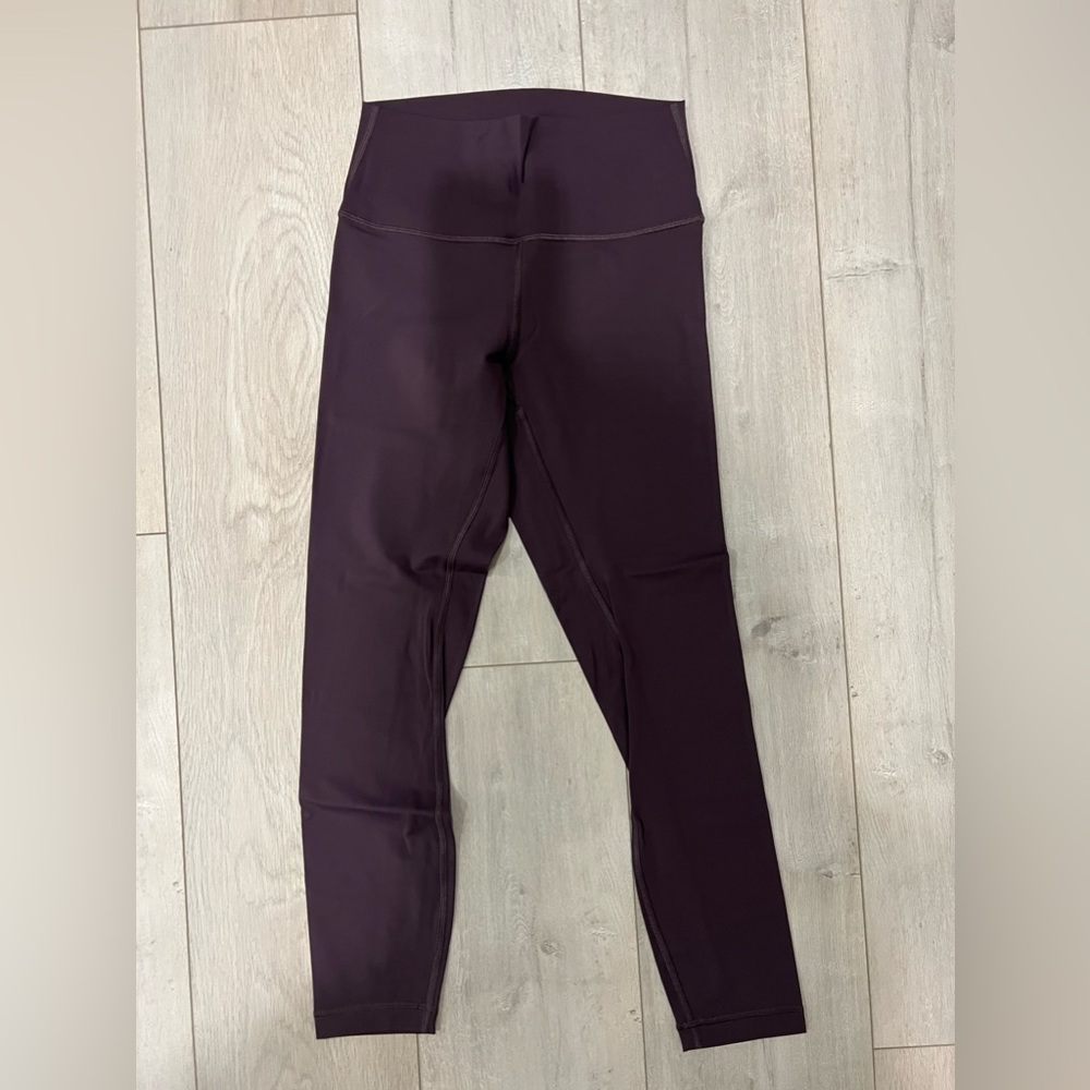 Lululemon Leggings Size 6 NWOT Maroon